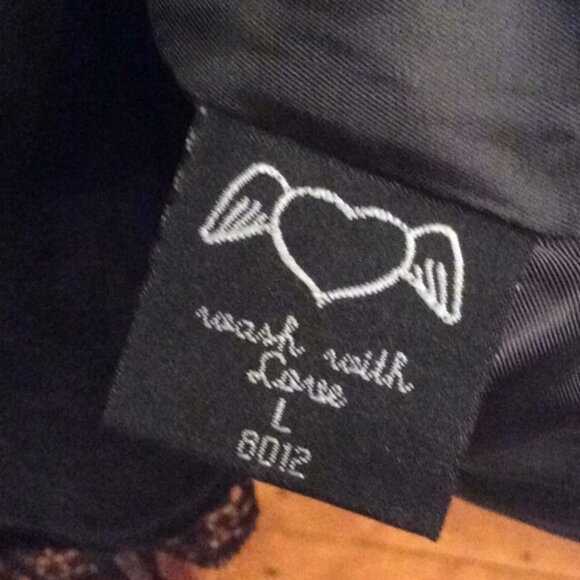 Black velvet Spin Doctor Steampunk Coat - Picture 7 of 9